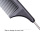 Professional Carbon Parting Long Tail Comb For Braids
